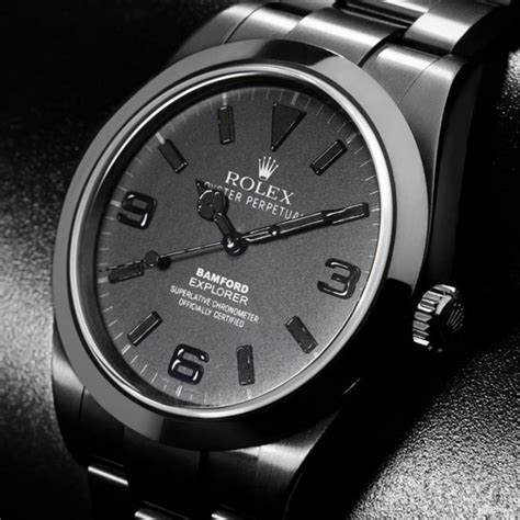 rolex explorer watch all black edition